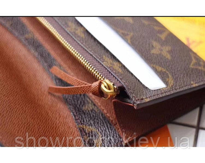 Женский вместительный кошелек ЛВ (60136) brown Lux Киев - изображение 2