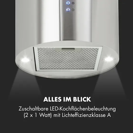 Вытяжка островная Klarstein Barett Island Extractor Hood с пультом из Германии Днепр