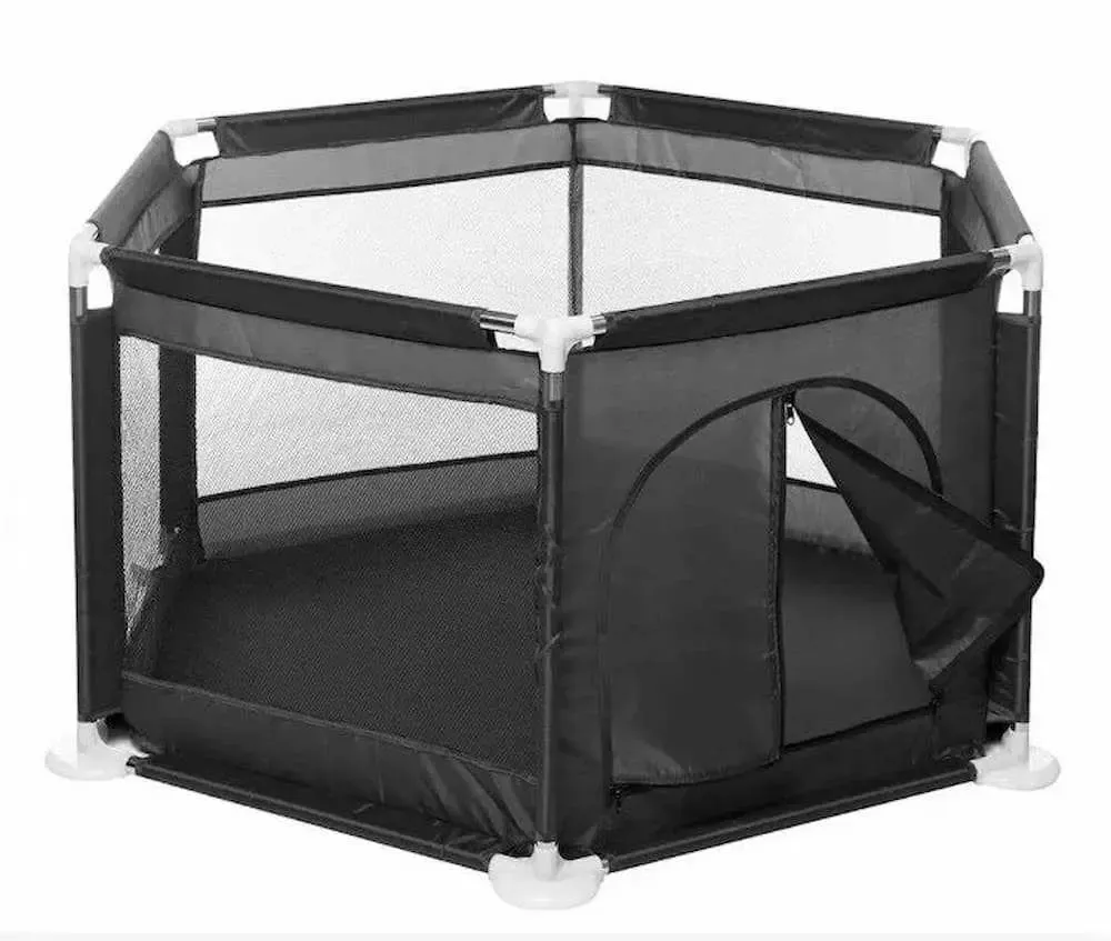 Манеж детский Malatec 125х113х64 см Черный Коломия - фото 1