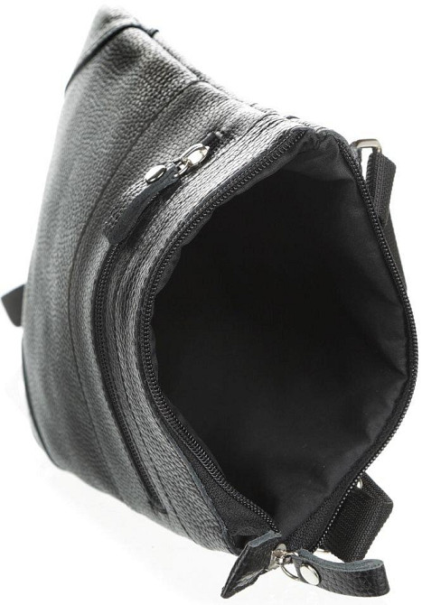 Сумка SHVIGEL 11025 кожаная Черная Киев - изображение 6