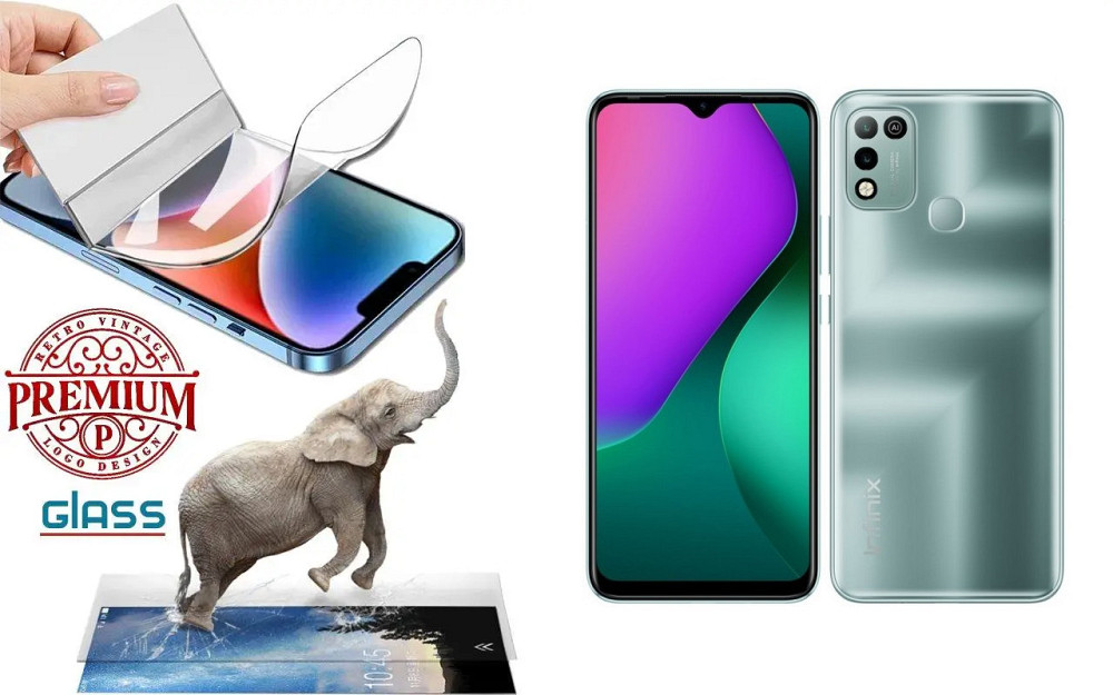 Полиуретановая пленка Infinix Hot 10 Play, Premium, толщина 0,2 мм Киев - изображение 1