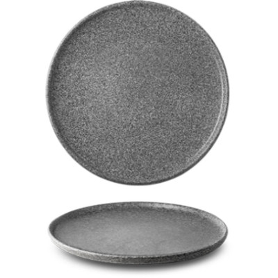Тарілка G.Benedikt Granit матове глазурування 20 см Темно-сірий (G4Y2120) Вінниця - фото 1