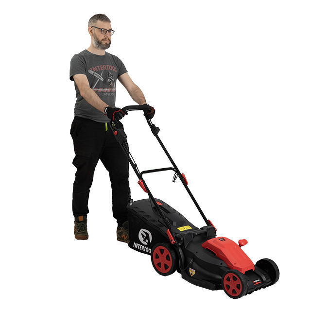 Газонокосилка электрическая 1.8 кВт, 230 В~50 Гц, 3200 об/мин, ширина захвата 400 мм, высота среза 25-75 мм, контейнер 40 л, STORM Киев - изображение 10