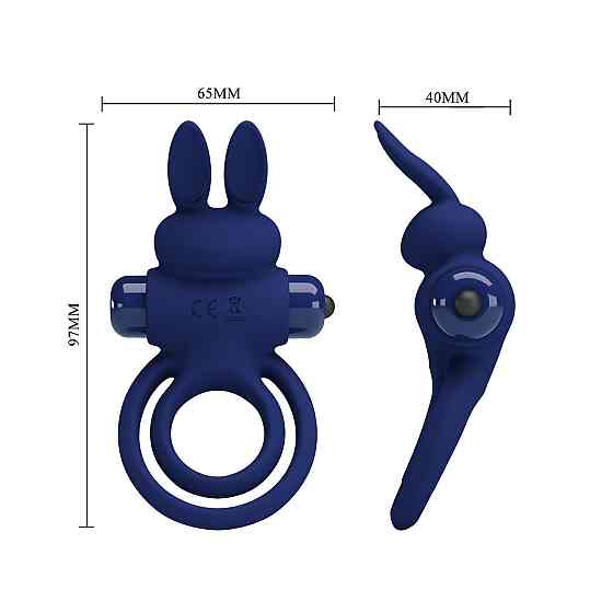 Ерекційне кільце з вібрацією PRETTY LOVE Powerful ring, 10 vibration functions Sex Aura Київ