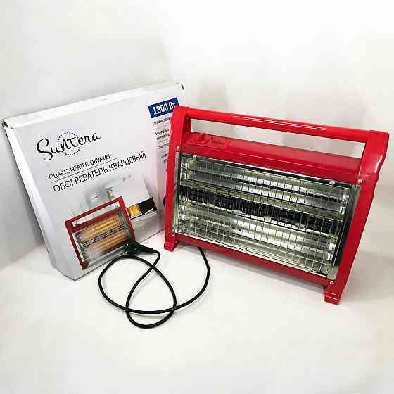Кварцовий обігрівач heater Suntera QHW-106 1800Вт, Кварцовий обігрівач BD-941 з терморегулятором Київ