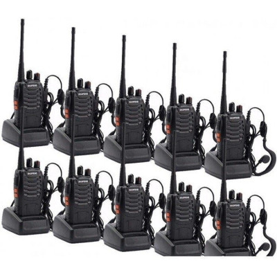 Портативная рация Baofeng BF-888S Ten Pack комплект 10 шт (2200000758941) Винница - изображение 1