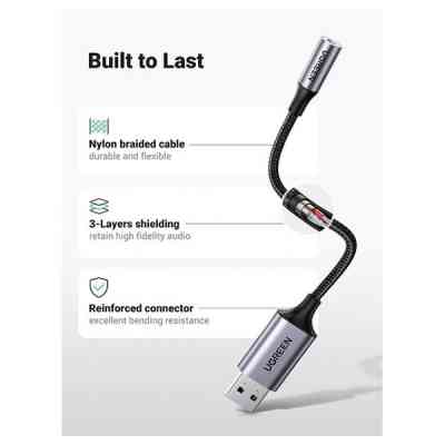 Звукова плата Ugreen CM477 black (30757) Вінниця