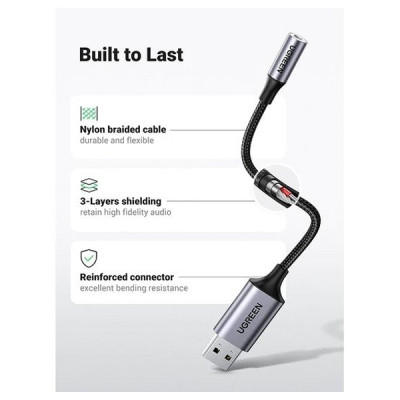 Звукова плата Ugreen CM477 black (30757) Вінниця - фото 5