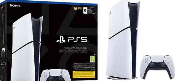 PlayStation 5 Slim Digital Edition (PS5) 1TB, D-Chassis, White. Київ