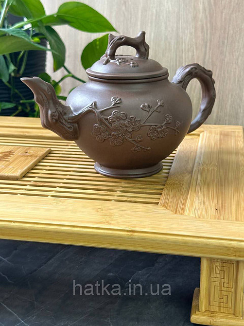 Чайник заварювальний ісинська глина 900 мл "Сакура" світлий  Т2561 Київ - фото 1