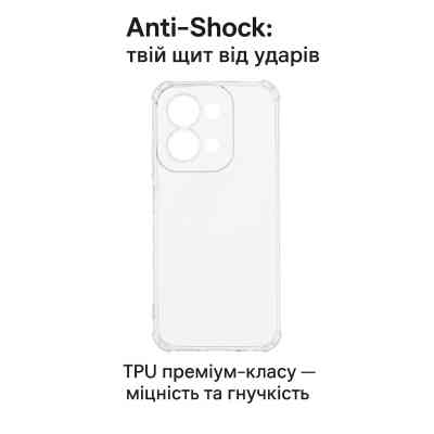 Чехол для мобильного телефона BeCover Anti-Shock Xiaomi Redmi 15C 4G/5G Clear (713812) Винница