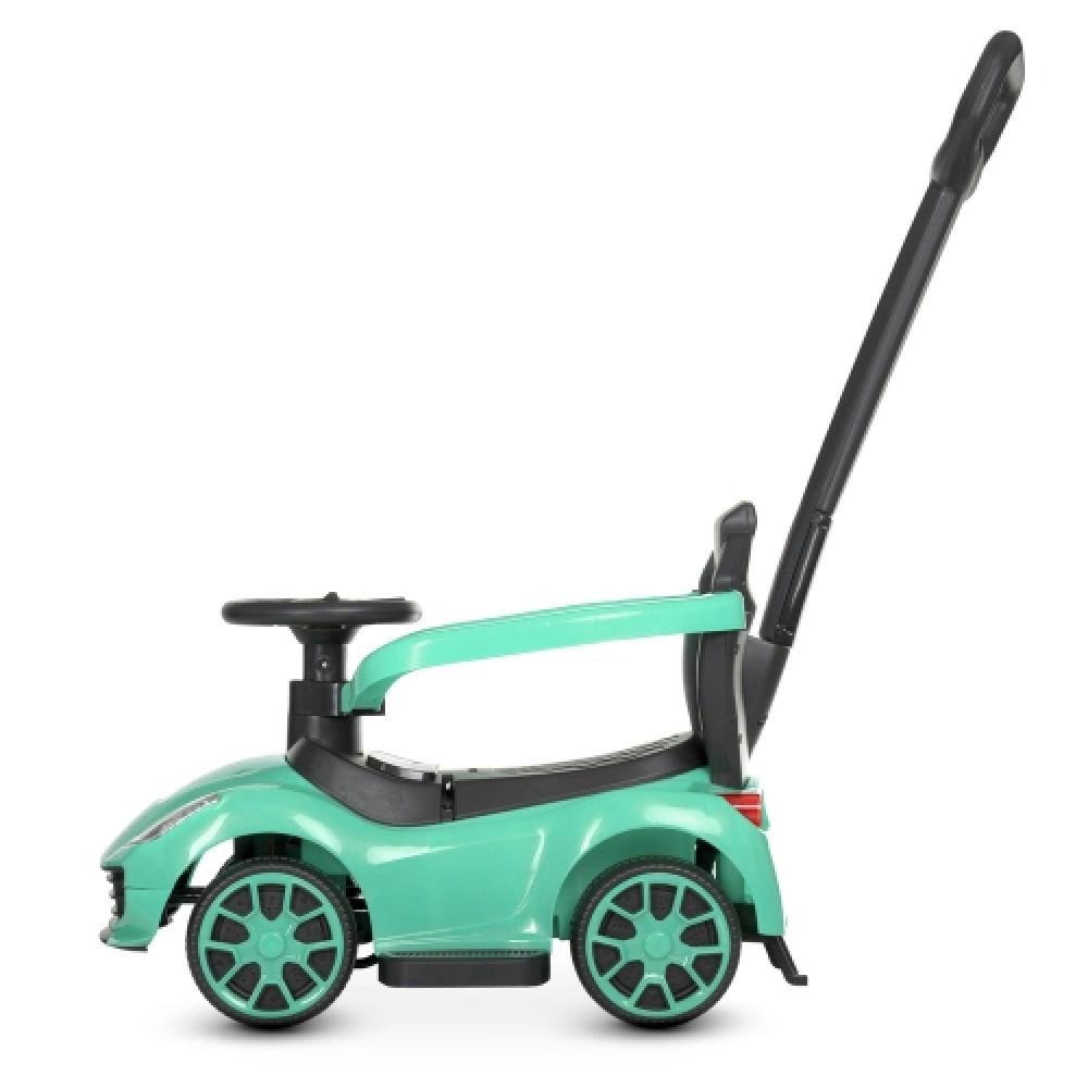 Детская машинка каталка толокар с ручкой SPOKO SP-608 для детей Зеленый Киев - изображение 2