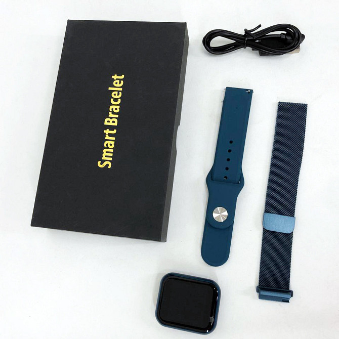 Смарт-годинник Smart Watch T80S з вимірюванням тиску, температури, пульсу, два браслети, оксиметр Київ - фото 10
