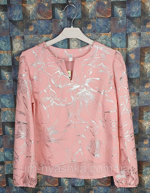 Блуза школьная голубая 140-146 Кривой Рог - изображение 5