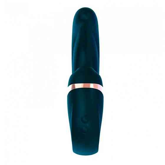 Вакуумный стимулятор клитора и точки G Adrien Lastic My-G из силикона, зеленый Sex Aura Киев
