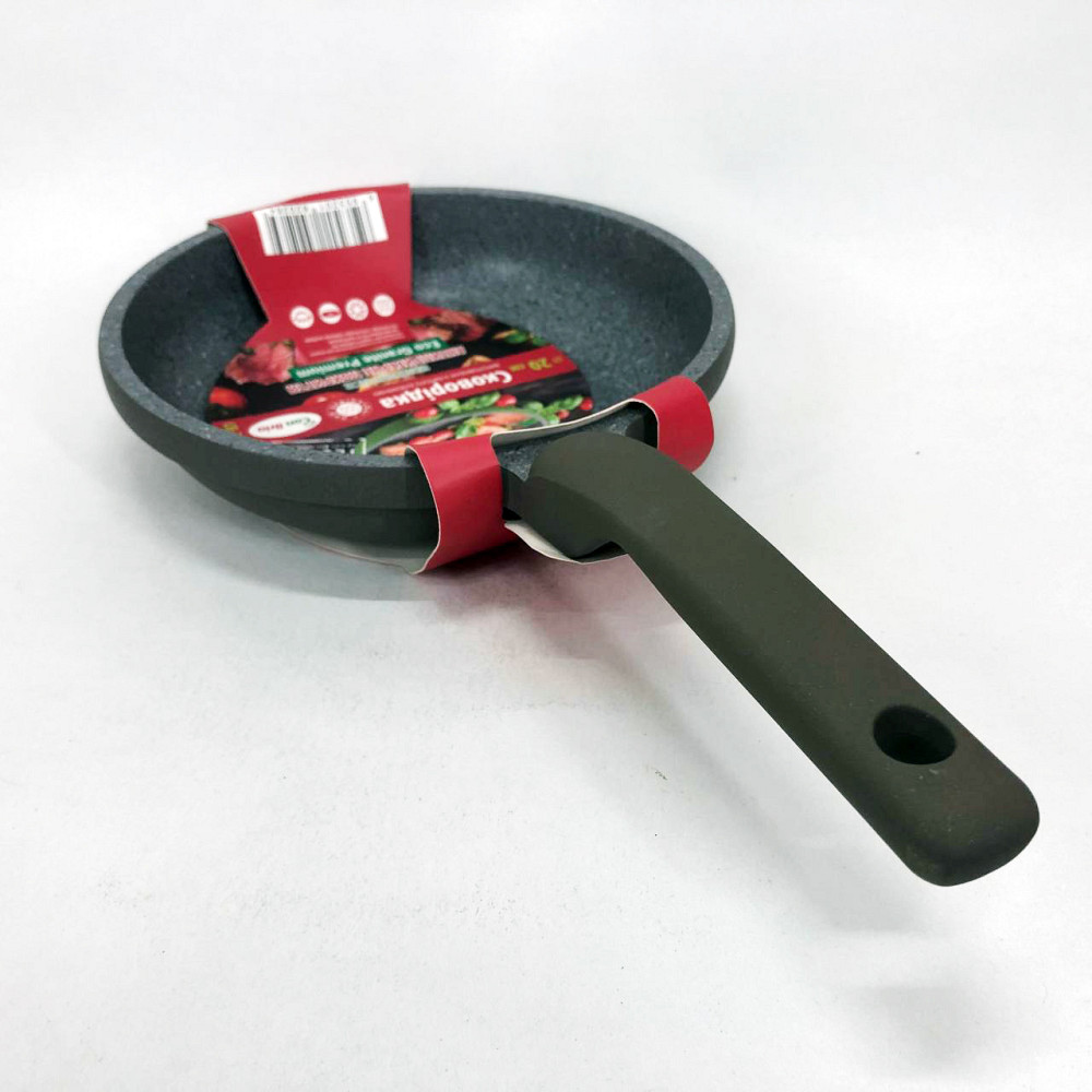 Глибока сковорода для кухні, Якісна сковорода для дому Лита з антипригарним покриттям RK-68 Івано-Франківськ - фото 2