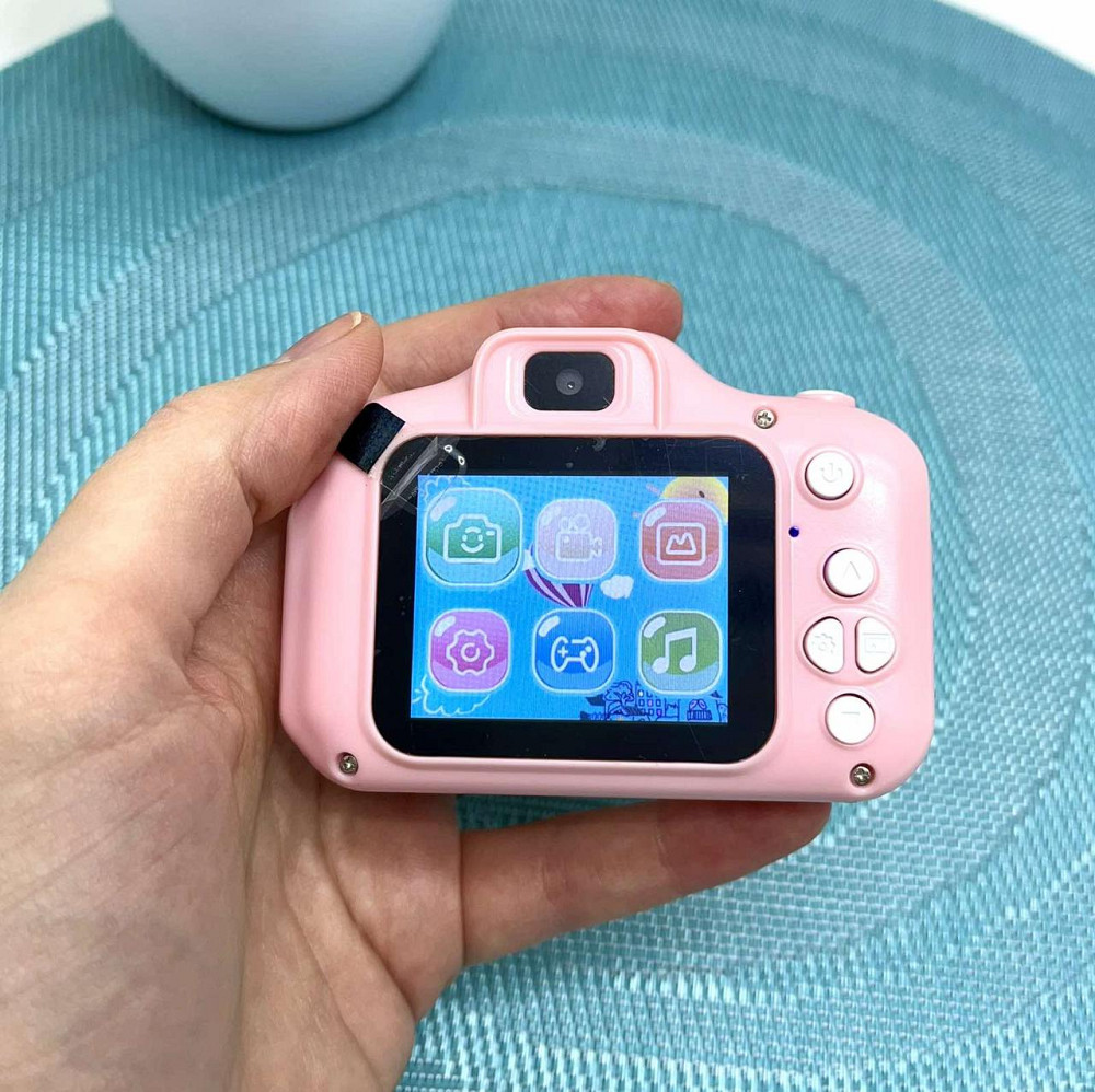 Фотоапарат дитячий відео фото гри прослуховування музики підтримує microSD Розовий (C 48359) Чернігів - фото 6
