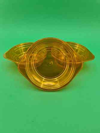 Миска одноразова 500мл Склоподібна Юніта помаранчева 10 шт Харків