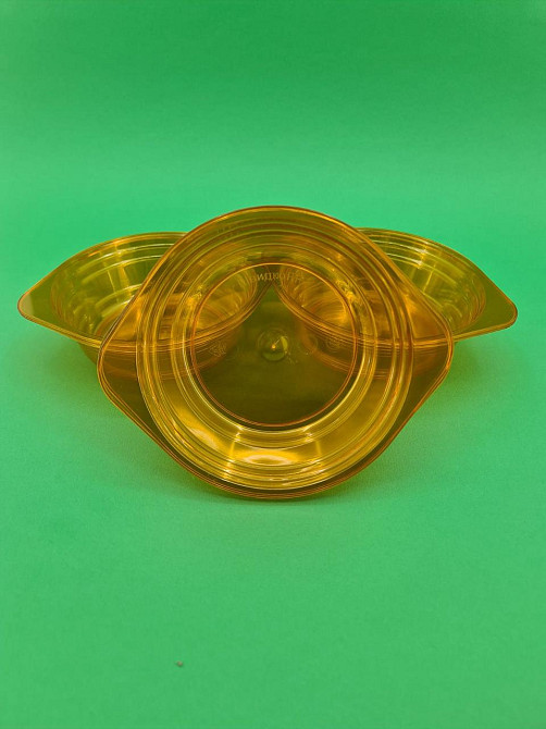 Миска одноразова 500мл Склоподібна Юніта помаранчева 10 шт Харків - фото 4