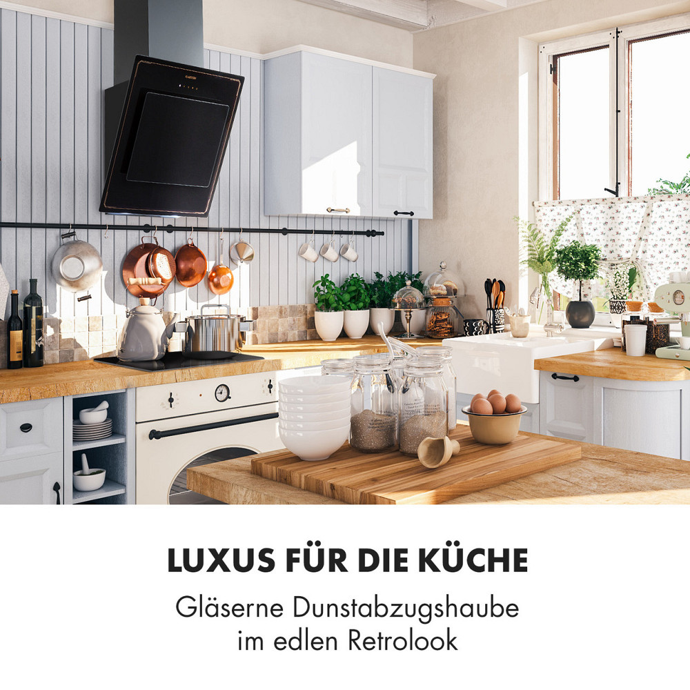 Витяжка DeLorean 60 625 м3/год сенсорна панель ретро чорний 60 см (Німеччина, читати опис) Рівне - фото 2