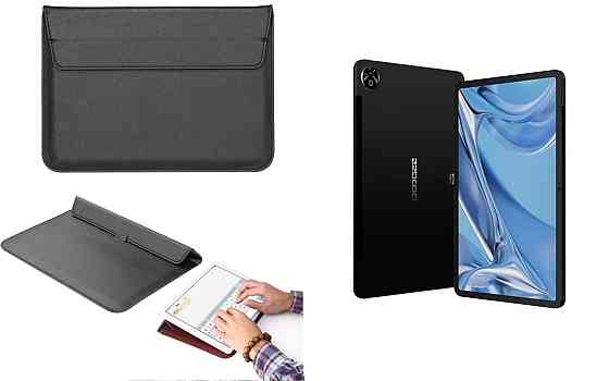 Чохол-конверт VitoCase для DOOGEE T20 Ultra, з функцією підставки для планшета Чорний Київ