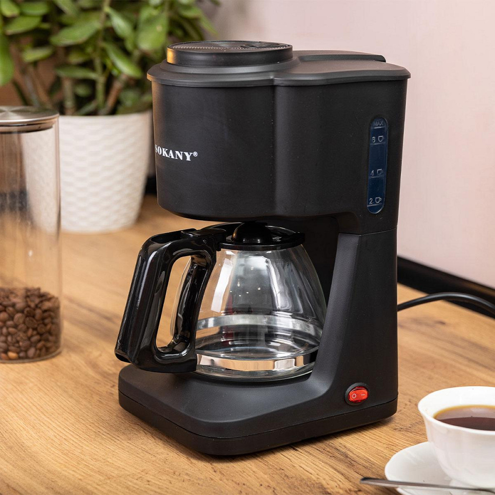 Капельна кавоварка Sokany з підігрівом 600 мл Київ - фото 8