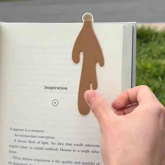Книжкова закладка в формі пролитої чашки кави. ОригІнальна закладка для книжок. Подарунок для книгол Київ