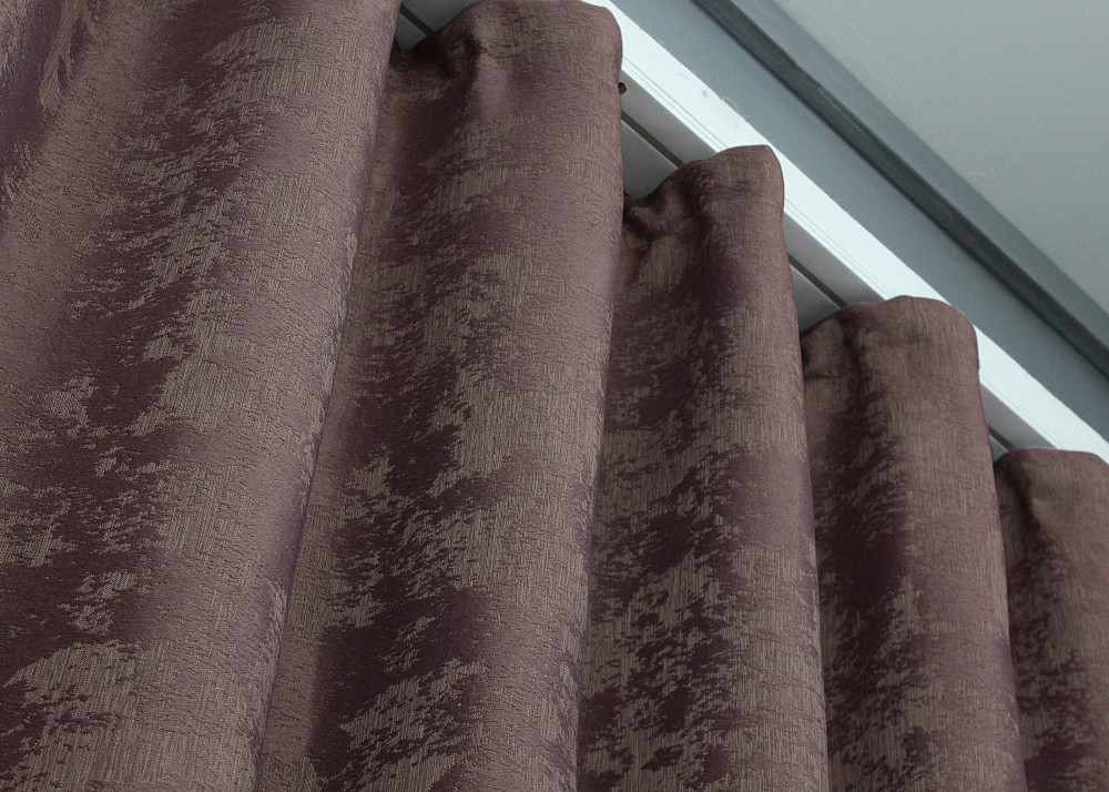 Комплект коротких штор VR-Textil Жаккард Sultan XO № 1681ш Бурый 130х170 см 2 шт (35-0304) Киев - изображение 7