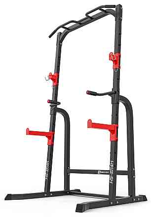 Силова фітнес-станція HS-1014K підлогові турнік і бруси для дому з тримачем для штанги багатофункціональна для всіх типів м'язів Київ