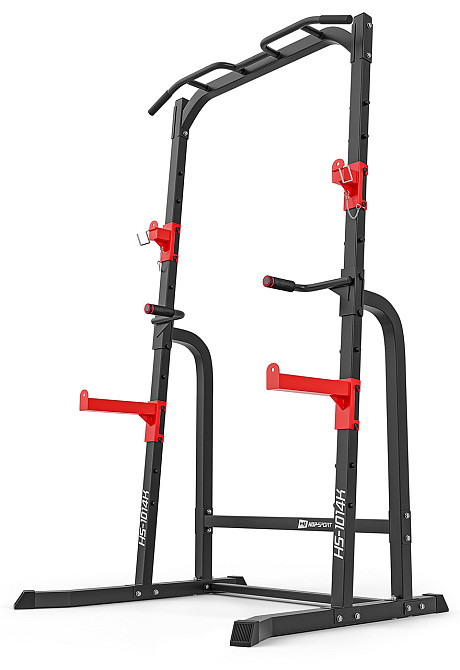 Силова фітнес-станція HS-1014K підлогові турнік і бруси для дому з тримачем для штанги багатофункціональна для всіх типів м'язів Київ - фото 2