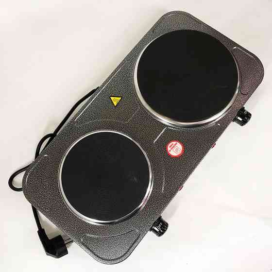 Плита на стіл електрична, Плита електрична двоконфорочна, Плити для приготування, Міні електроплита TE-45 Львів