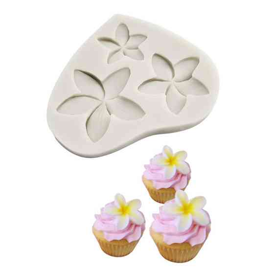 Молд силіконовий Орхідея 9 на 8 см сірий Київ