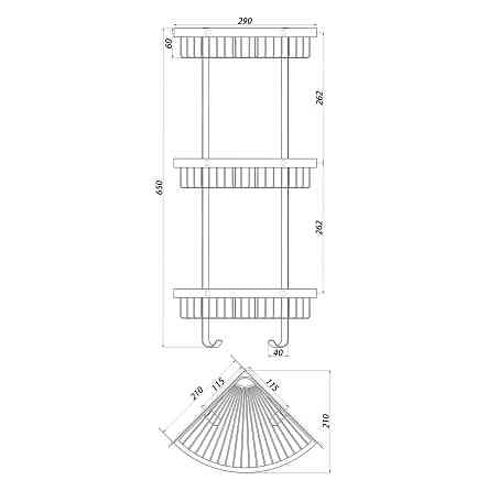 Поличка кутова TOPAZ 4115-3 Киев
