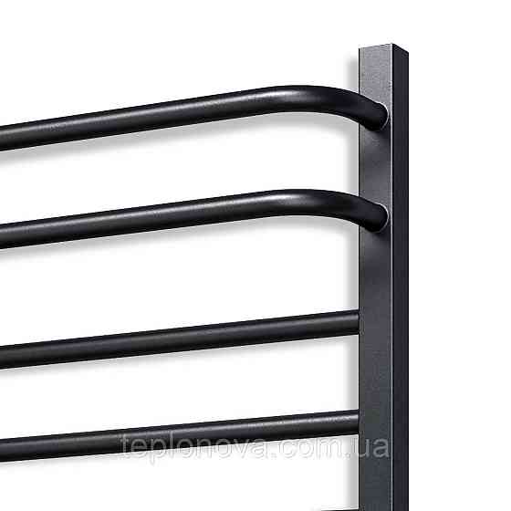 Полотенцесушитель водяной нержавеющий Грандис 500х1200, чёрный муар Черновцы