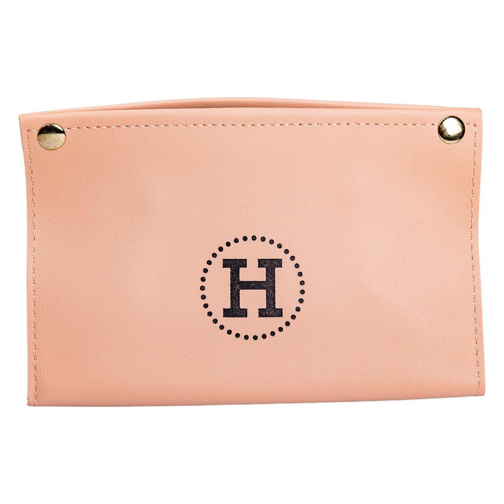 Салфетница из эко кожи 20×7.5×11.5 см для салфеток на кнопках Розовый HP-3-213P Киев - изображение 3