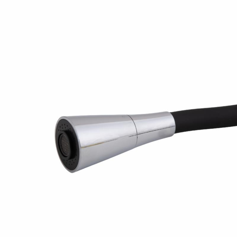 Змішувач для кухні з гнучким виливом Lidz Tani 008F3 (k40) LDTAN008F3BCR39484 BCR чорний/хром Київ - фото 3