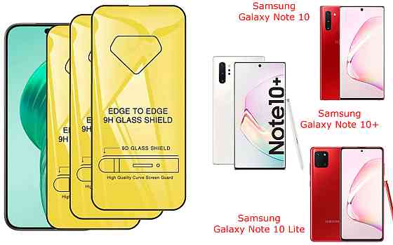 Захисне скло DefenzoGlass для Samsung Galaxy Note 10, Galaxy Note 10+, Galaxy Note 10 Lite – подвійна міцність Київ