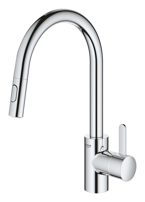 Кухонный смеситель Grohe Eurosmart Cosmopolitan с выдвижным изливом 31481001 Харьков - изображение 4