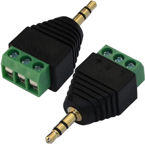 Штекер 3,5 мм стерео з клемної колодкою (під гвинт) Полтава - фото 1