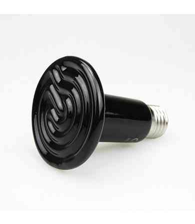 Керамическая инфракрасная лампа для обогрева террариума Киев