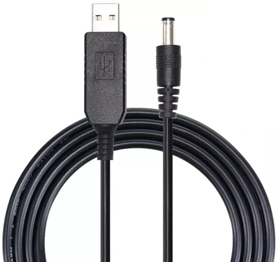 Кабель живлення для роутера USB-DC 5v-9v (1m) Київ