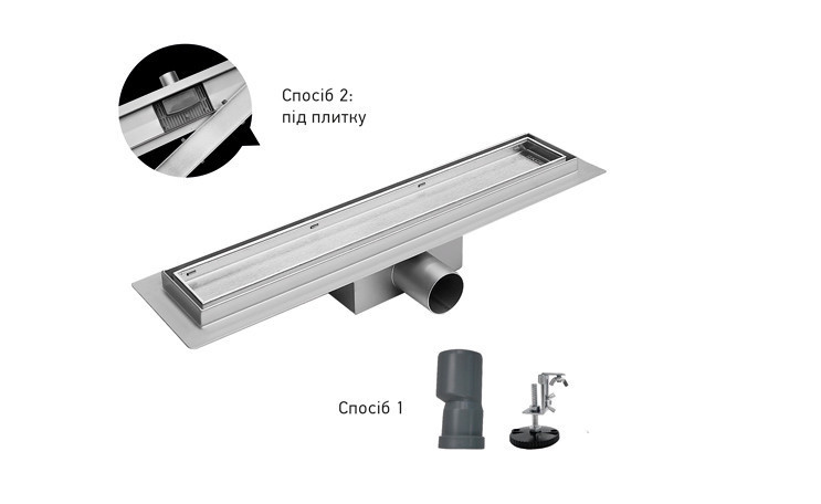 Душовий трап Koer FD30-70x800 з нержавіючої сталі SUS304   ( AC0701 ) 31235 Харків - фото 2