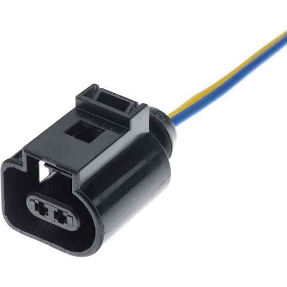 Разьем коннектор с проводом, 2-кон., Компрессор Переменного Тока, Дат, Температуры Охлажд,,  1J0973702, Audi, Bugatti, Porsche, Киев