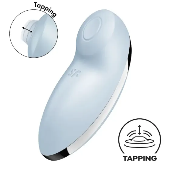 Вібростимулятор-пульсатор Satisfyer Tap & Climax 2 Blue Львів