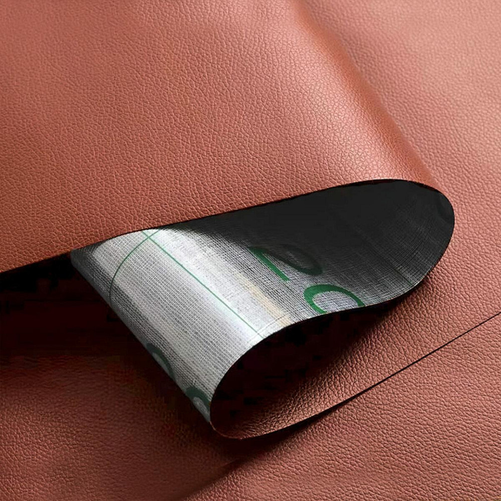 Самоклеющая экокожа в рулоне 1.37х1м х 0.5мм Терракотовый SW-00002172 Днепр - изображение 1