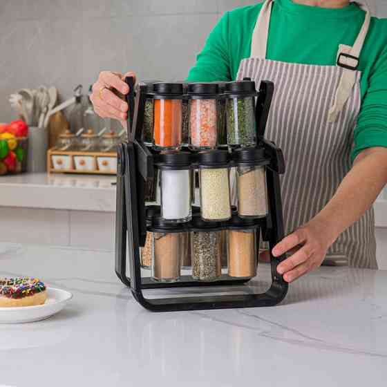 Карусель для специй 18 отсеков Spice Rack JD 18 (12) Киев