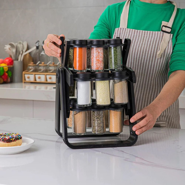 Карусель для специй 18 отсеков Spice Rack JD 18 (12) Киев - изображение 5