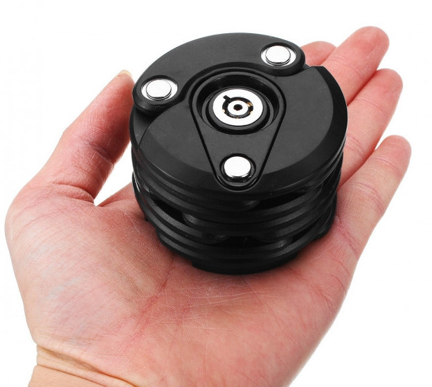 Складной противоугонный замок для велосипеда Bikight Стальная цепь Винница - изображение 8