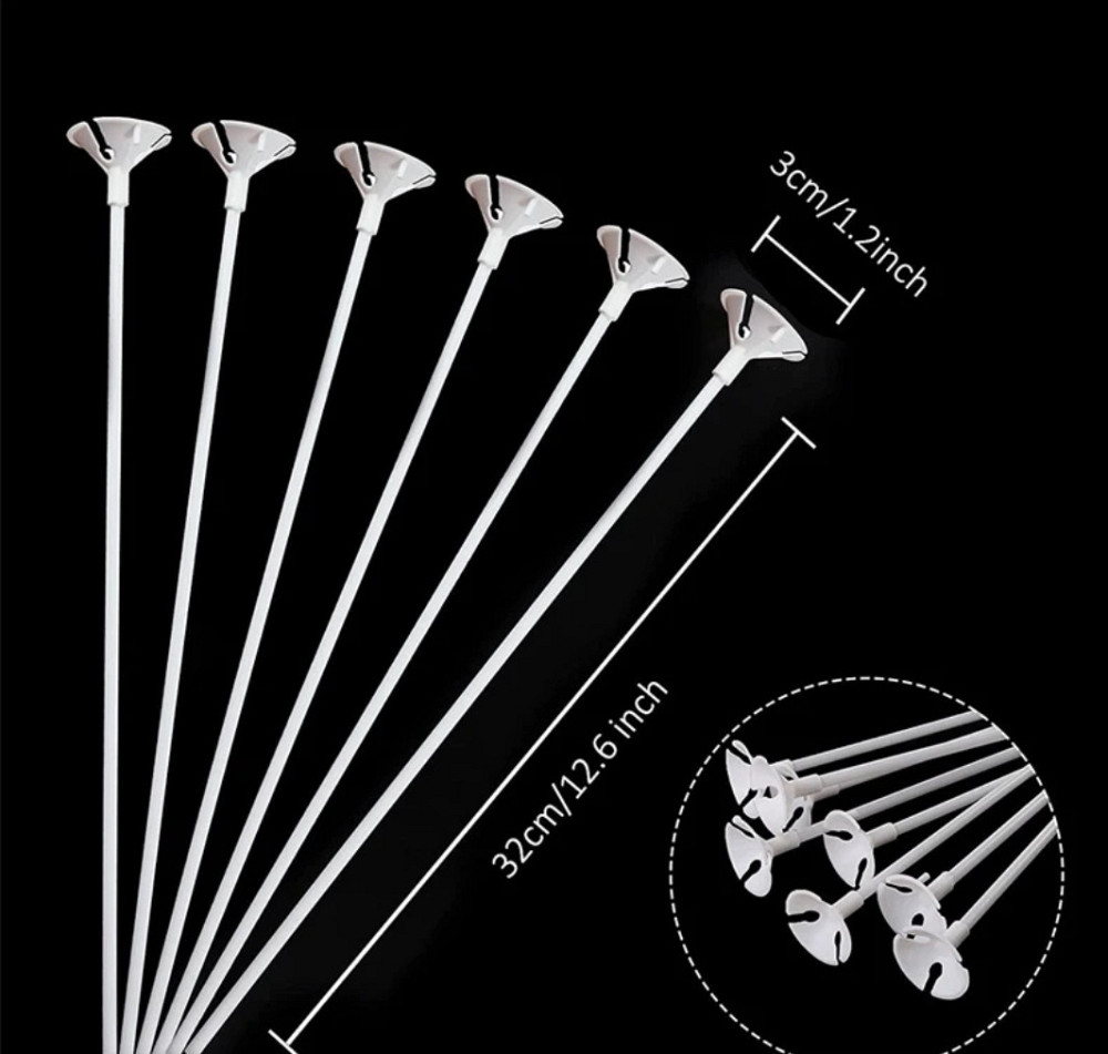 Палички тримачі для повітряних куль з насадками 32см. Київ - фото 2