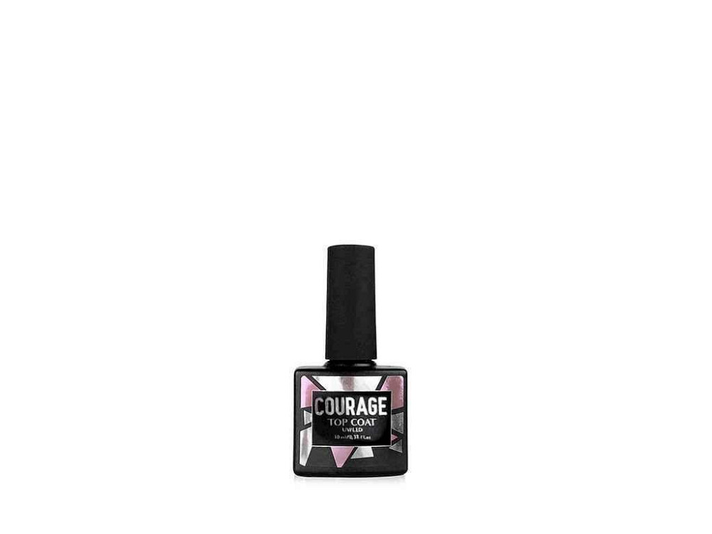 Топ 10мл фінішне покриття Top Coat Полімерне ТМ COURAGE Київ - фото 1